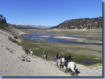 Argentina landscape, on the Crossing the Andes on Horseback in Northern patagonia Trail